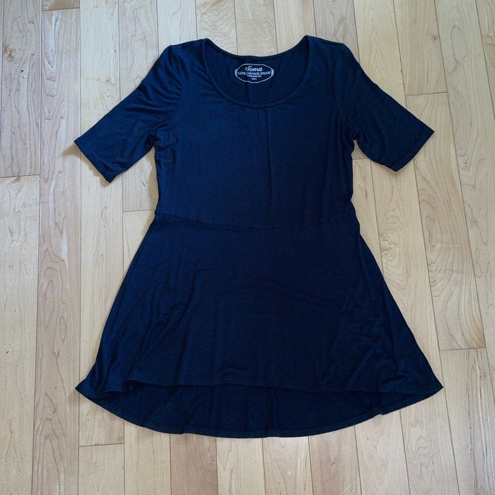 Soma Live Lounge Wear black tunic size small
